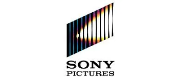 Sony Pictures logo with stylized filmstrip design.
